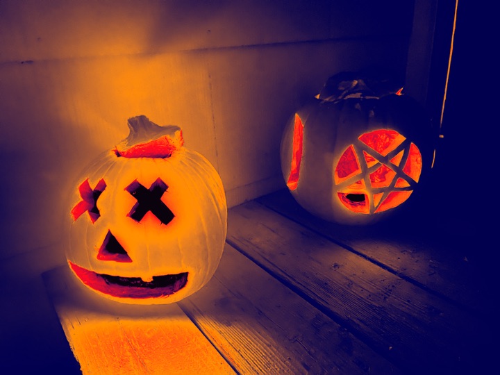 Inverted pumpkin